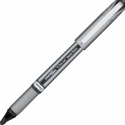 Pentel® EnerGel™ NV Liquid Gel Pens, Medium Point, 0.7 mm, Black Ink, Pack Of 12 Pens