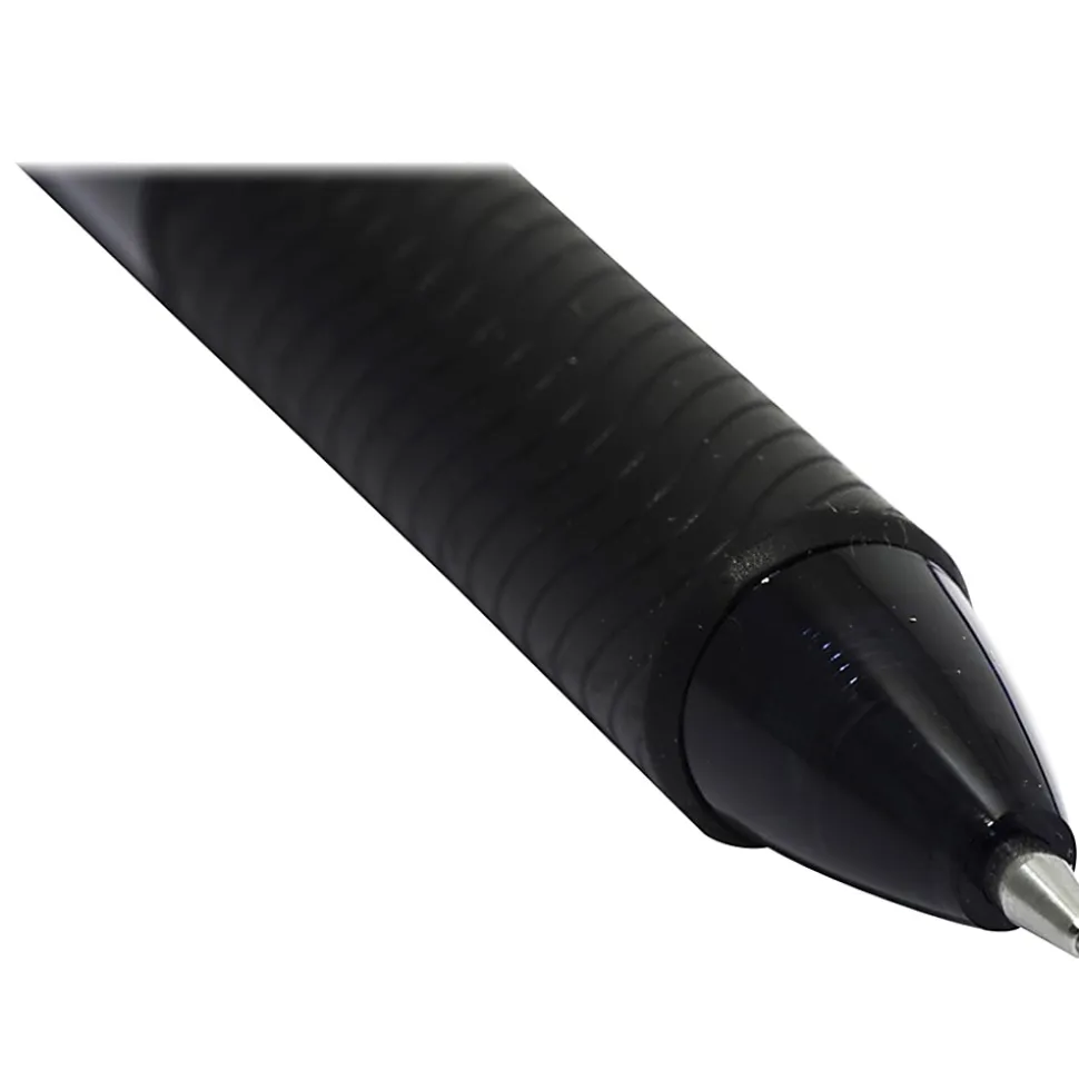 Pentel® EnerGel™ Retractable Gel Pens, Medium, 0.7 mm, 84% Recycled, Blue Barrel, Blue Ink, Pack Of 12 Pens