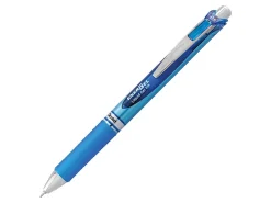 Pentel® EnerGel™ RTX Retractable Liquid Gel Pens, Fine Point, 0.5 mm, 54% Recycled, Blue, Pack Of 12 Pens