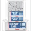 Pentel® Hi-Polymer® Eraser Combo Pack, White, Pack Of 15