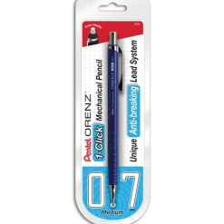 Pentel® Orenz Mechanical Pencil, B Lead, 0.7 mm, Blue Barrel