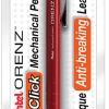 Pentel® Orenz™ Mechanical Pencil, 0.3mm, B Lead, Red Barrel