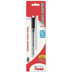 Pentel® QuickDock Mechanical Pencil Refill, 0.7 mm