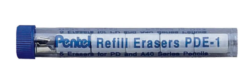 Pentel® Quicker Clicker™ Eraser Refills, Pack Of 15