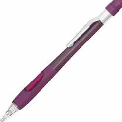 Pentel® Quicker-Clicker™ Mechanical Pencil, 0.9 mm, Transparent Red