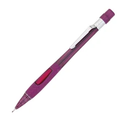 Pentel® Quicker-Clicker™ Mechanical Pencil, 0.9 mm, Transparent Red