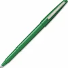 Pentel® Rolling Writer® Pens, Medium Point, 0.8 mm, Green Barrel, Green Ink, Pack Of 12 Pens