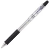 Pentel® R.S.V.P.® RT Retractable Ballpoint Pens, Medium Point, 1.0 mm, 61% Recycled, Transparent Black Barrel, Black Ink, Pack Of 12 Pens