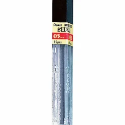 Pentel® Super Hi-Polymer® Leads, 0.5 mm, HB, 12 Leads Per Tube