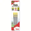 Pentel® Super Hi-Polymer® Leads, 0.9 mm, HB, Medium, 12 Leads Per Tube, Pack Of 3 Tubes