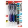 Pentel® Twist-Erase® CLICK Mechanical Pencils, Fine Point, 0.7mm,  Assorted Barrels, Pack of 6, 2 Lead Refills