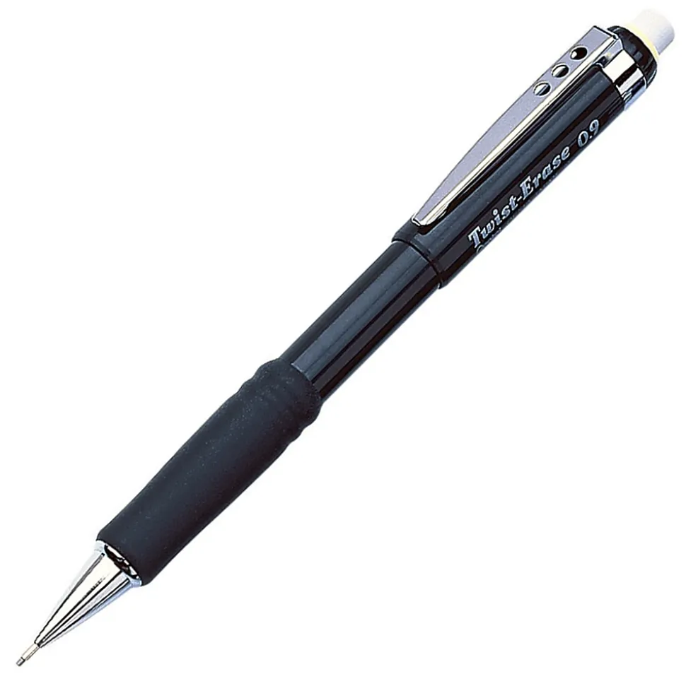 Pentel® Twist-Erase® III Mechanical Pencil, 0.9 mm, Black Barrel