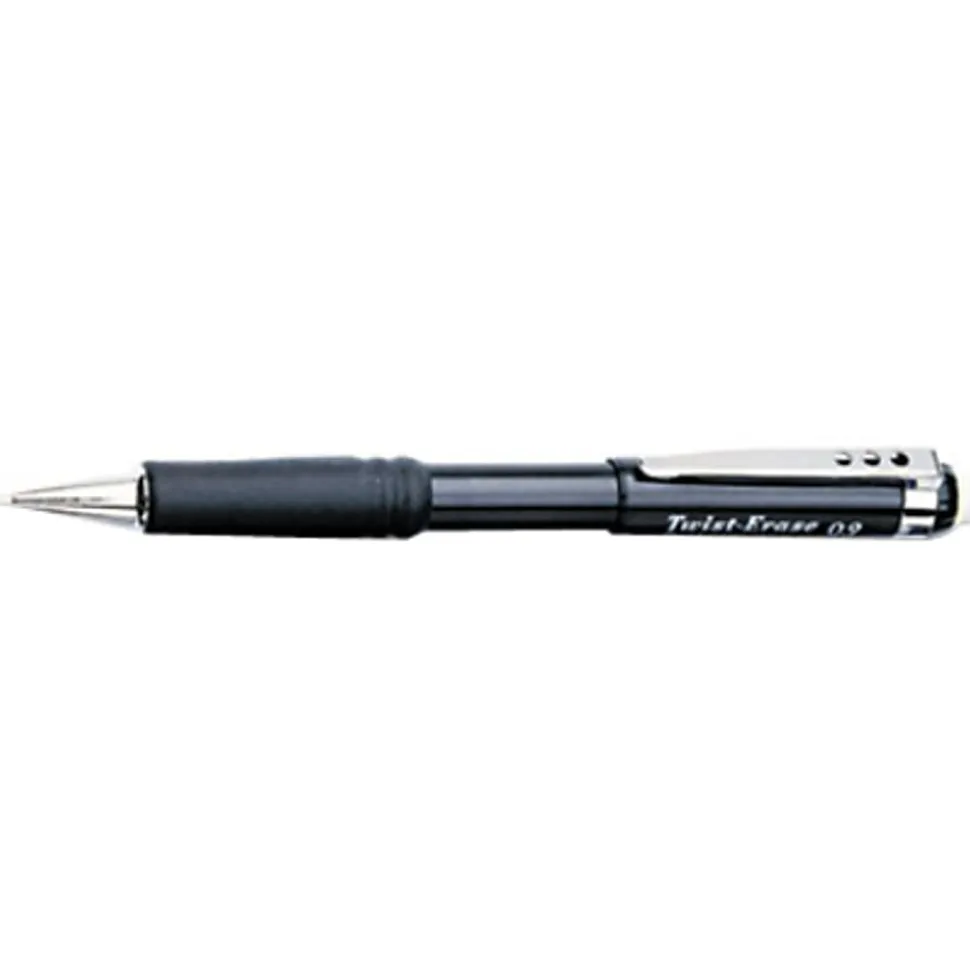 Pentel® Twist-Erase® III Mechanical Pencil, 0.9 mm, Black Barrel