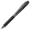 Pentel® WOW!™ Retractable Ballpoint Pens, Medium Point, 1.0 mm, Transparent Black Barrels, Black Ink, Pack Of 12