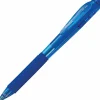 Pentel® WOW!™ Retractable Ballpoint Pens, Medium Point, 1.0 mm, Transparent Blue Barrels, Blue Ink, Pack Of 12