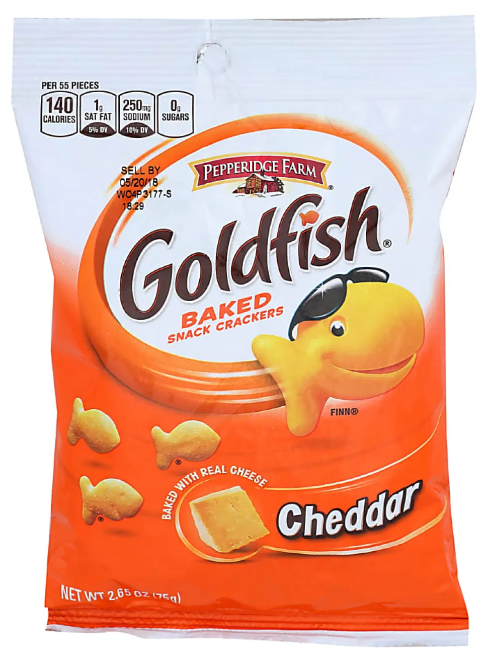 Pepperidge Farms Cheddar Goldfish, 2.65-Oz Bag