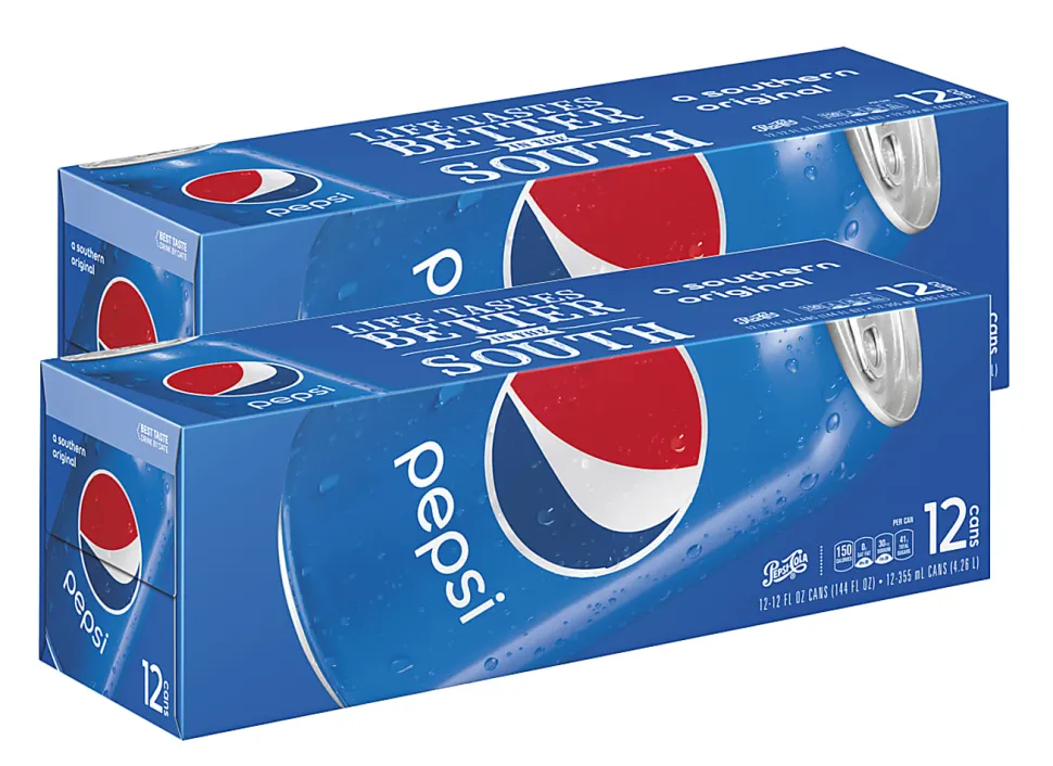 Pepsi, 12 Oz Per Can, Case Of 24 Cans