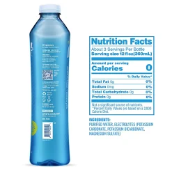 Perfect Hydration 9.5+ pH Alkaline Drinking Water, 1 Liter, Pack Of 12 Bottles