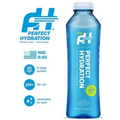 Perfect Hydration 9.5+ pH Alkaline Drinking Water, 20 Oz, Pack Of 24 Bottles
