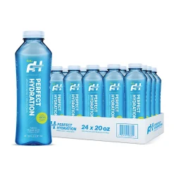 Perfect Hydration 9.5+ pH Alkaline Drinking Water, 20 Oz, Pack Of 24 Bottles