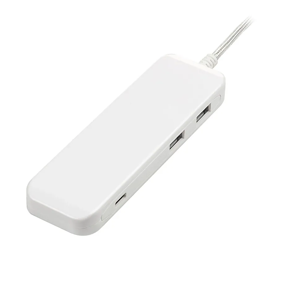 Philips 3-Port USB Extension Bar, 6', White
