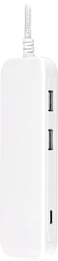 Philips 3-Port USB Extension Bar, 6', White