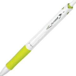 Pilot® Acroball Retractable Pens, Fine Point, 0.7 mm, White Barrel, Black Ink, Pack Of 5 Pens