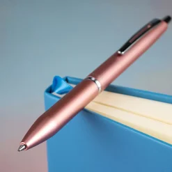 Pilot® Acroball 1000 Ultra-Premium Ballpoint Pen, Fine Point, 0.7 mm, Rose Gold Barrel, Black Ink