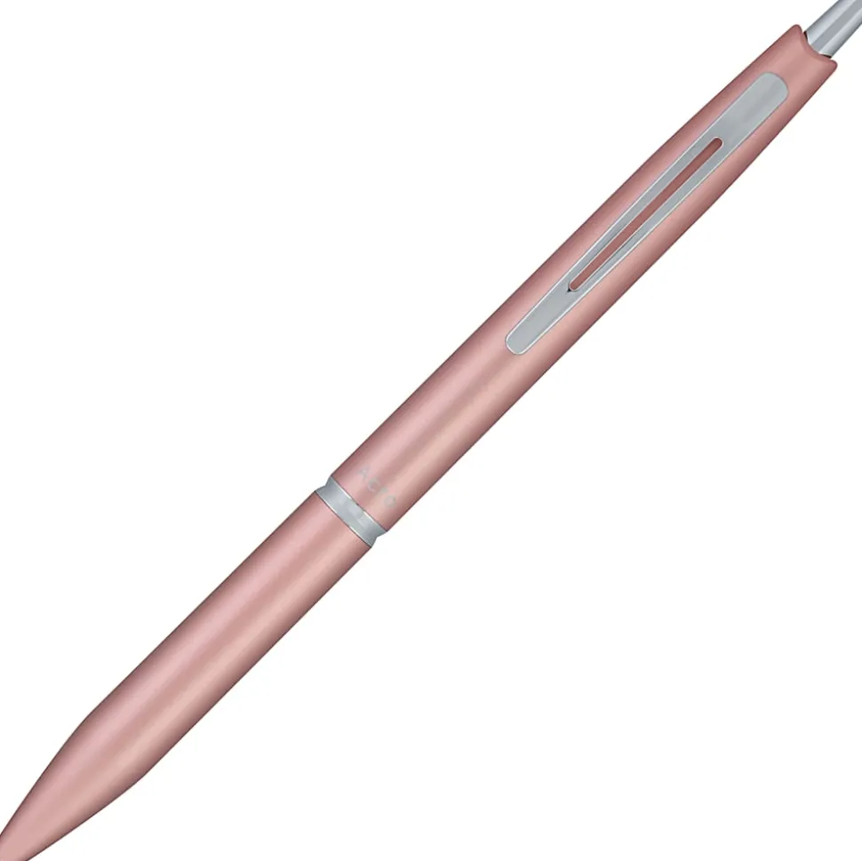 Pilot® Acroball 1000 Ultra-Premium Ballpoint Pen, Fine Point, 0.7 mm, Rose Gold Barrel, Black Ink