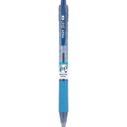 Pilot® B2P "Bottle To Pen" Retractable Ballpoint Pens, Fine Point, 0.7 mm, , Transparent Blue Barrel, Blue Ink, Pack Of 12
