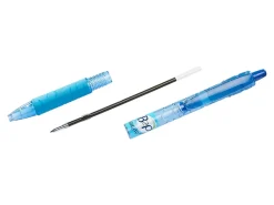 Pilot® B2P "Bottle To Pen" Retractable Ballpoint Pens, Medium Point, 1.0 mm, 82% Recycled, Translucent Blue Barrels, Blue Ink, Pack Of 12