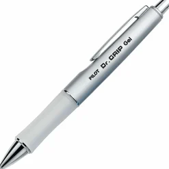 Pilot® Dr. Grip™ LTD Gel Rollerball Pen, Fine Point, 0.7 mm, Assorted Barrels, Black Ink