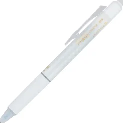 Pilot® FriXion® Ball Clicker Erasable Retractable Gel Pens, Pack of 3, Extra Fine Point, 0.5mm, White Checker Barrel, Black Ink