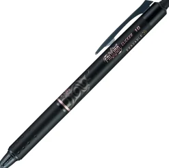 Pilot® FriXion® Ball Clicker Erasable Retractable Gel Pens, Pack of 3, Bold Point, 1.0 mm, Black Barrels, Black Ink