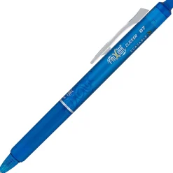Pilot® FriXion® Ball Clicker Erasable Retractable Gel Pens, Pack of 3, Fine Point, 0.7mm, Assorted Barrels, Assorted Ink