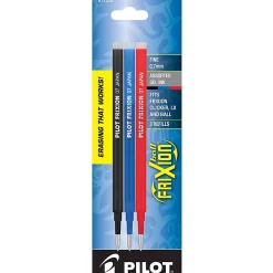 Pilot® FriXion® Ball Erasable Gel Ink Refills, Pack of 3, Fine Point, 0.7 mm, Assorted Ink Colors