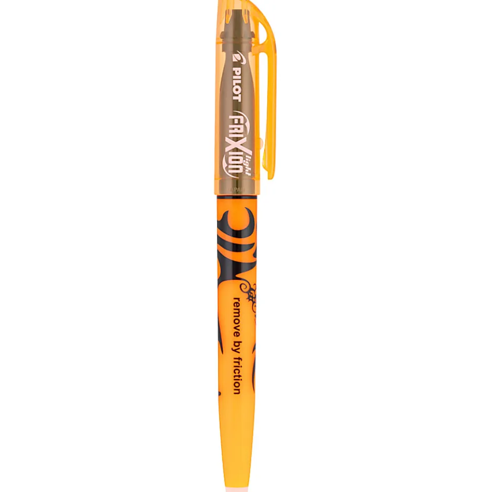 Pilot FriXion Light Erasable Highlighter, Chisel Tip, Orange Ink, Single Pen