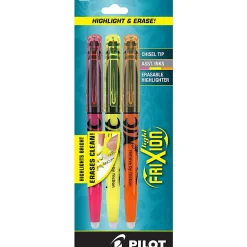 Pilot® FriXion® Light Erasable Highlighters, Chisel Point, Assorted, Pack Of 3 Highlighters