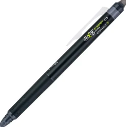 Pilot® FriXion® Synergy Clicker Erasable Retractable Gel Pen, Extra Fine Point, 0.5mm, Black Barrel, Black Ink