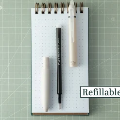 Pilot FriXion Waai Retractable Erasable Gel Ink Pens, Extra Fine Point, 0.5mm, Beige Barrels, Black Ink, Pack of 3 Pens