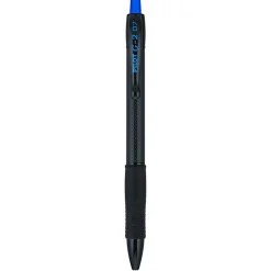 Pilot G2 Edge Gel Pen, Fine Point, 0.7mm, Black Barrel, Blue Ink, Single Pen