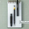 Pilot G2 Edge Gel Pen, Fine Point, 0.7 mm, Black Barrel, Black Ink