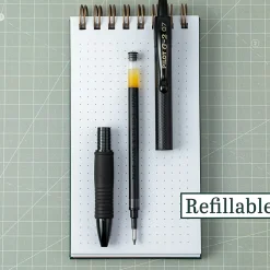 Pilot G2 Edge Gel Pen, Fine Point, 0.7 mm, Black Barrel, Black Ink