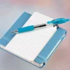 Pilot G2 Gel Pen, Extra Fine Point, 0.5 mm, Clear Barrel, Turquoise Ink
