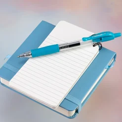 Pilot G2 Gel Pen, Extra Fine Point, 0.5 mm, Clear Barrel, Turquoise Ink