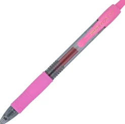 Pilot G2 Inspiration Gel Pens, Fine Point, 0.7 mm, Clear Barrels, Assorted Ink, Tub Of 36 Pens