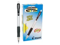 PilotĀ® G-2Ā® Mechanical Pencils, 0.5mm, #2 Lead, Clear Barrel, Pack Of 12