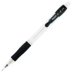 Pilot® G-2® Mechanical Pencils, 0.5mm, #2 Lead, Clear Barrel, Pack Of 12