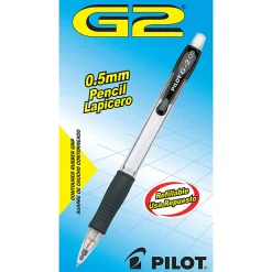 Pilot® G-2® Mechanical Pencils, 0.5mm, #2 Lead, Clear Barrel, Pack Of 12