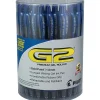 Pilot G2 Retractable Gel Pens, Bold Point, 1.0 mm Point Size, Blue Gel-Based Ink, Clear Barrels, Pack Of 36 Pens